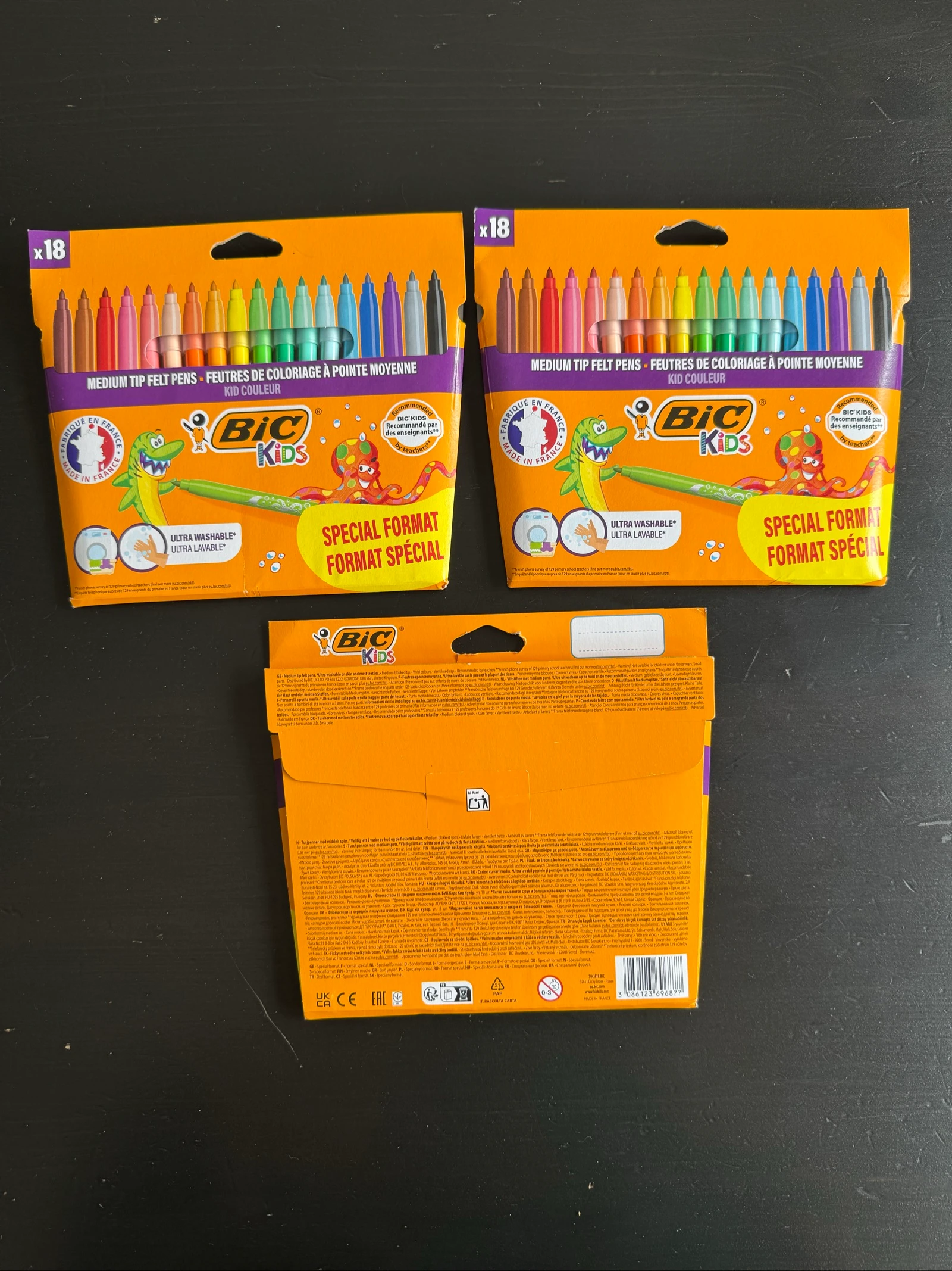 3 paquetes de rotuladores bic – photo 2